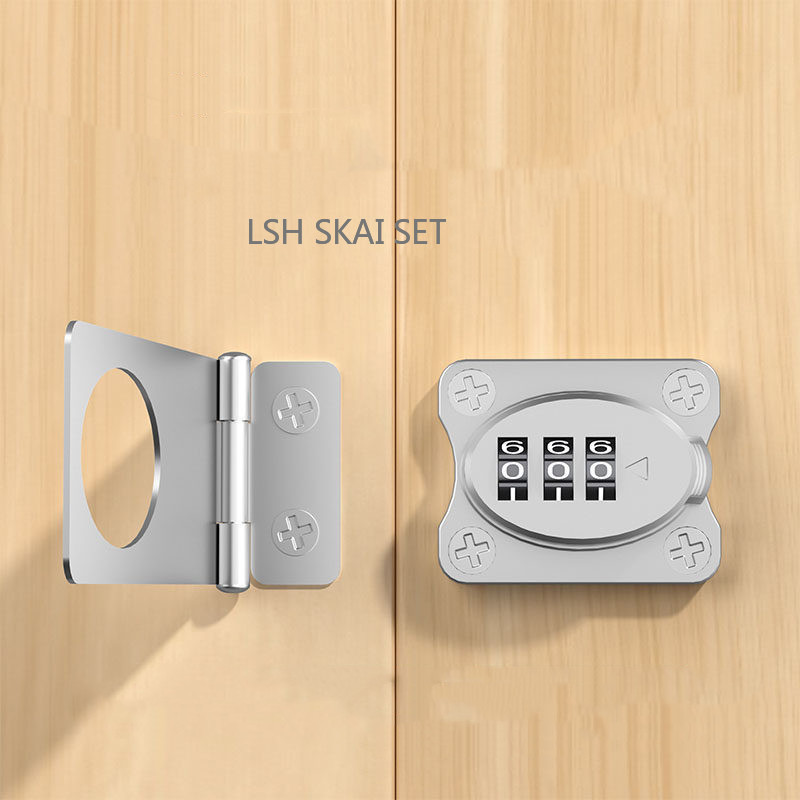 Furniture Hardware Lock - 1 Stück Innen-Sicherheits-Passwortschloss für Schubladen, Büro-Aktenschrank-Türschloss,