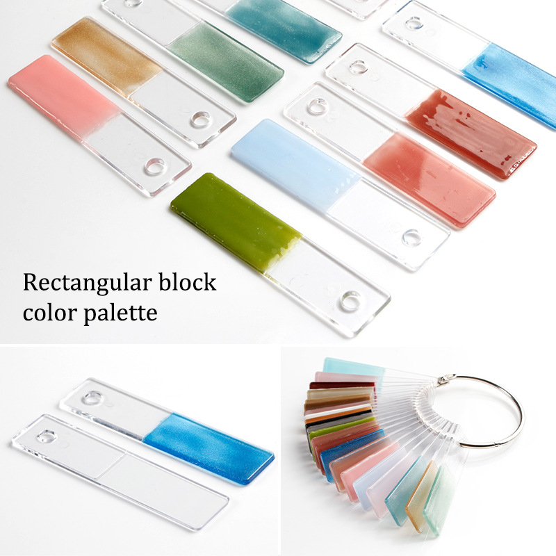 Furniture Hardware Nails - Rechteckige gefälschte Nail Art Display Swatch