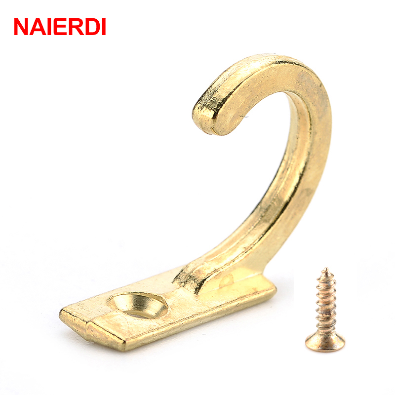 Furniture Hardware Suppliers - NAIERDI 10PCS Kleine Antike Haken Wand
