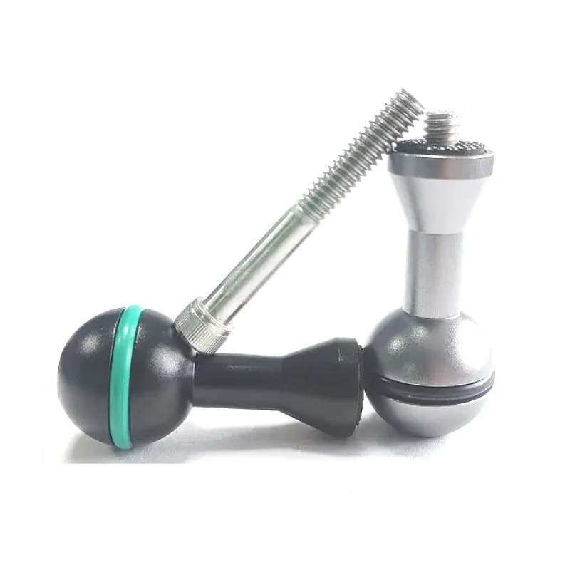 Joint Connector Bracket - Aluminium 1-Zoll-Kugelgelenk Tauchlampen-Armhalterung für Kamera-Unterwassertablett-Erweiterung Fotografie-