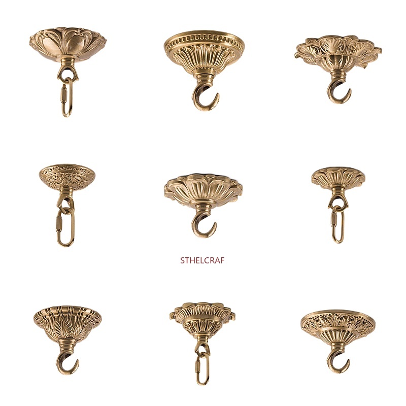 Furniture Hardware Decorative - 1 Stück Hochwertiger Messinghaken für Heimwerker,