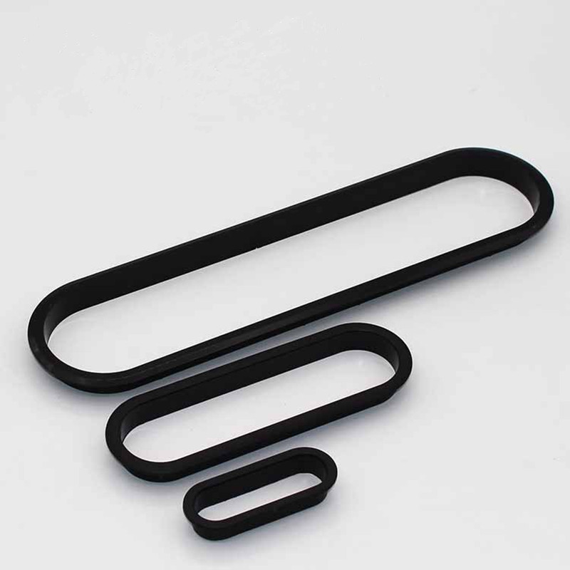 Furniture Hardware Decorative - 2-teilige ovale Kabeldurchführung aus Kunststoff für
