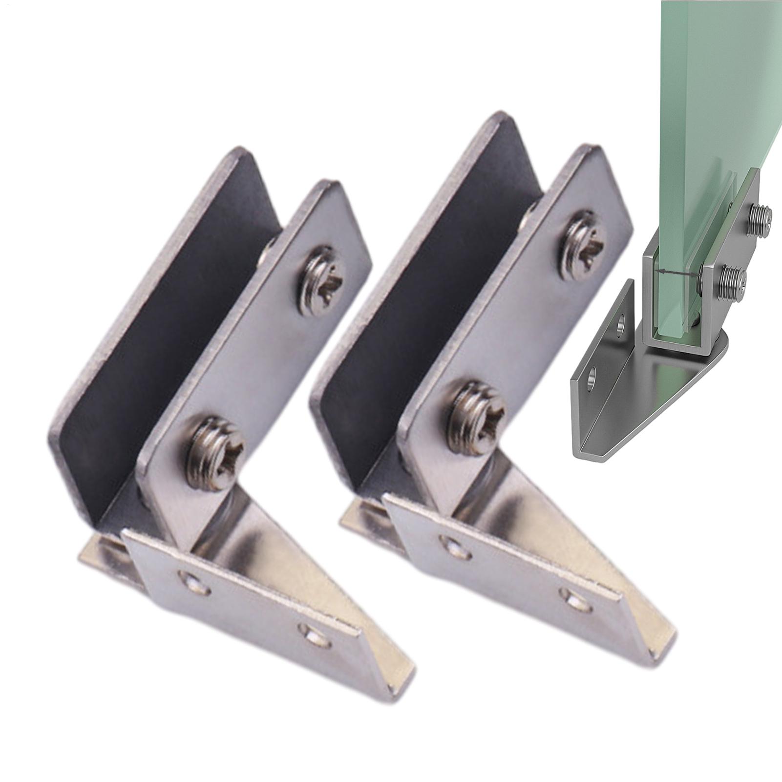 Furniture Rotating Hardware - 2 Stück nicht perforierte Glastürscharniere Vitrine