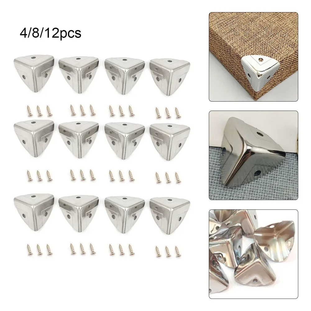 Furniture Hardware Decorative - 4/8/12pc Metall Box Eckenschutz Holz Box