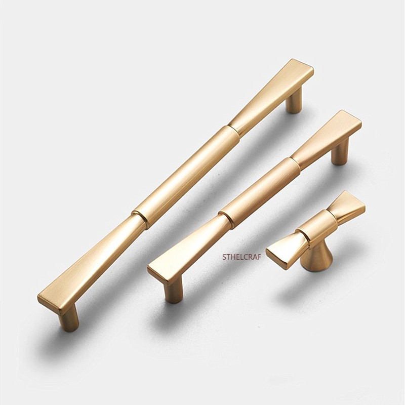 Furniture Hardware High End - 1PC Europäische Küche Schrank Griffe High-end-Zink-legierung
