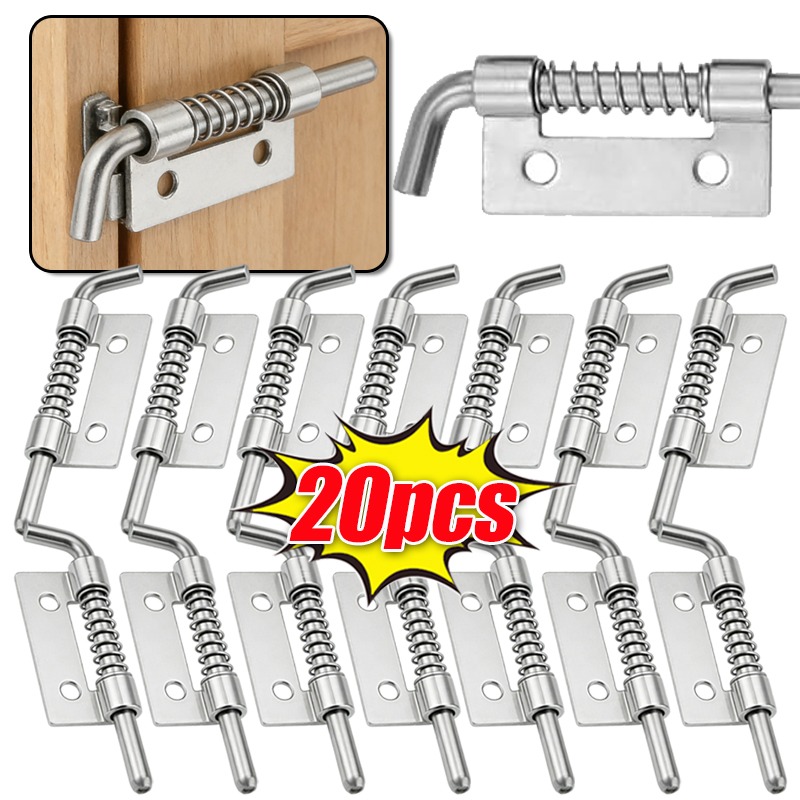 Furniture Hardware Wholesale - Edelstahl-Flachfederriegel, wiederverwendbar, für Fenster, Schränke, Türen,