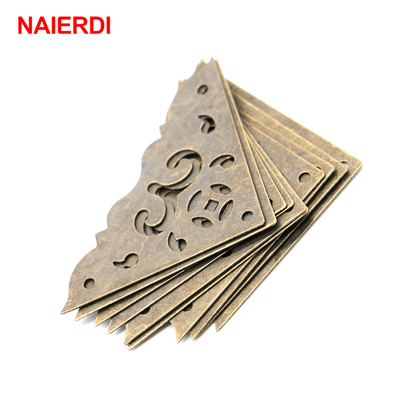Furniture Hardware Decorative - 30PCS NAIERDI Schmuckschatulle Eckenschutz Bronze Dekorative