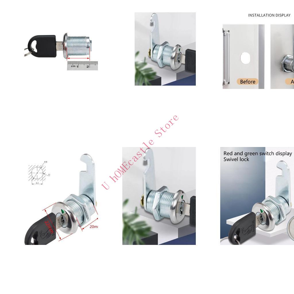 63HF 2er-Set Schubladennockens – Furniture Hardware Lock Bewertung und Preis