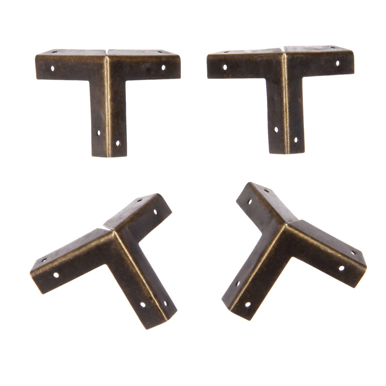 DRELD 4 Stück Antik-Bronze-Eck – Furniture Hardware Decorative Bewertung und Preis