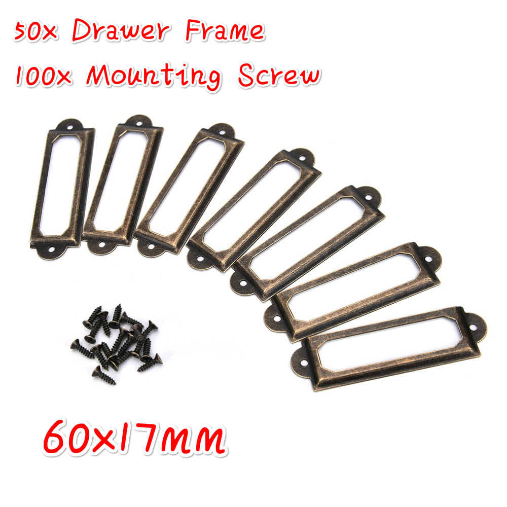 50Pcs Antike Messing Metall La – Furniture Hardware Names Bewertung und Preis