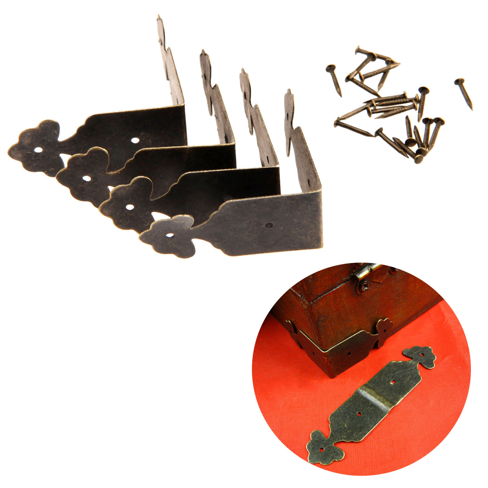 4 stücke Dekorative Ecke Prote – Furniture Hardware Decorative Bewertung und Preis