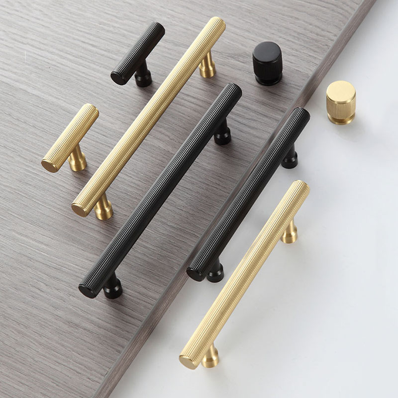 Gold-Schwarzer Messinggriff mi – Furniture Rotating Hardware Bewertung und Preis