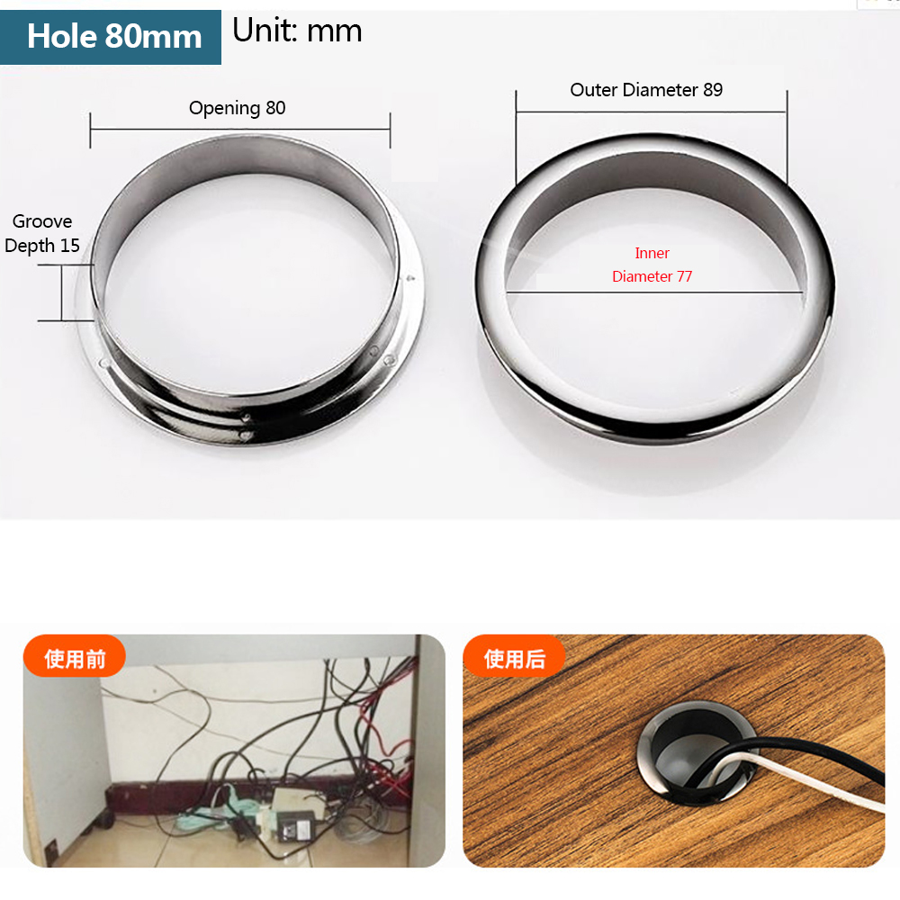 Draht Loch abdeckung Computer  – Furniture Hardware Decorative Bewertung und Preis