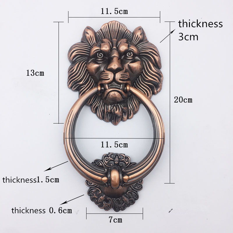 Antiker Bronze-Löwenkopf-Türkl – Furniture Hardware Decorative Bewertung und Preis
