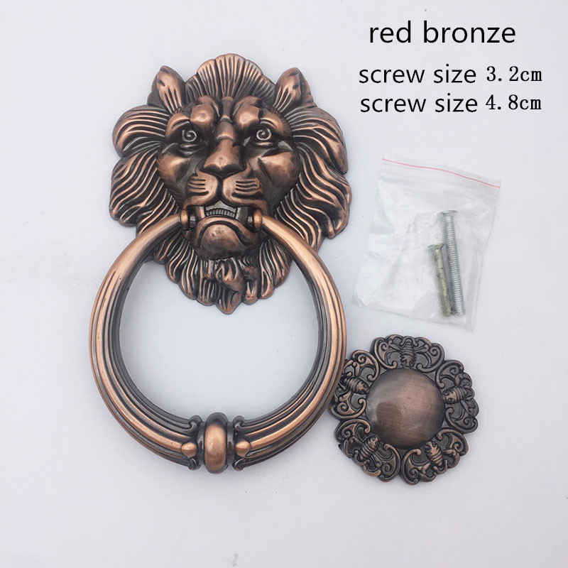 Antiker Bronze-Löwenkopf-Türkl – Furniture Hardware Decorative Bewertung und Preis