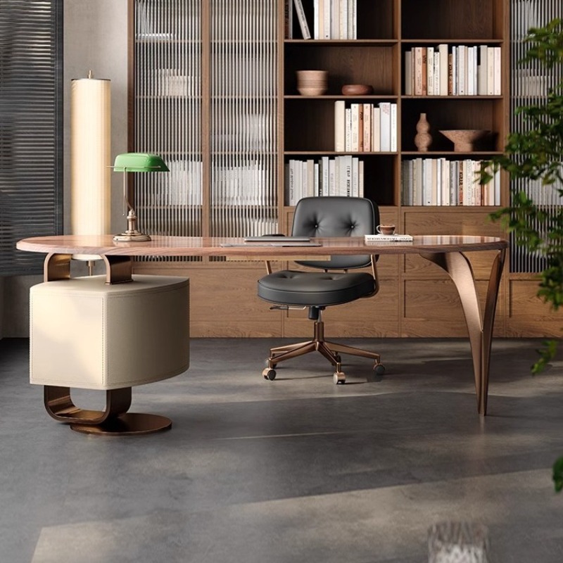 Walnuss-Massivholz Schreibtisc – Furniture Hardware High End Bewertung und Preis