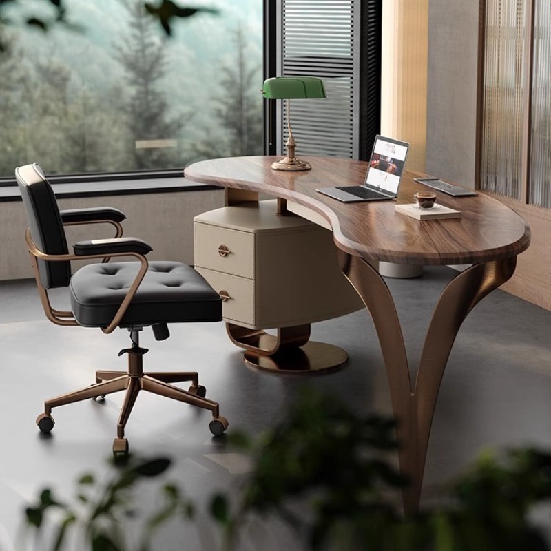 Walnuss-Massivholz Schreibtisc – Furniture Hardware High End Bewertung und Preis