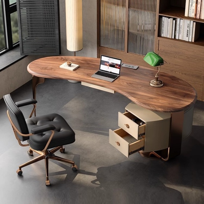 Walnuss-Massivholz Schreibtisc – Furniture Hardware High End Bewertung und Preis