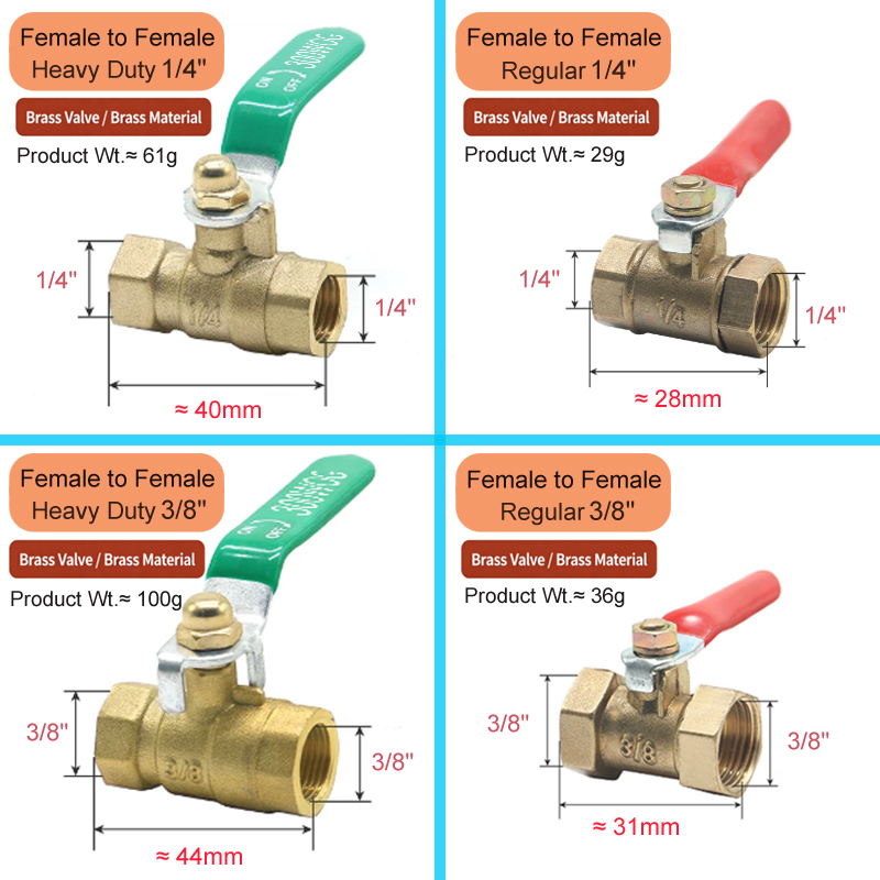 1/8' 1/4' 3/8' 1/2' Messing-Ku – Joint Connector Bracket Bewertung und Preis
