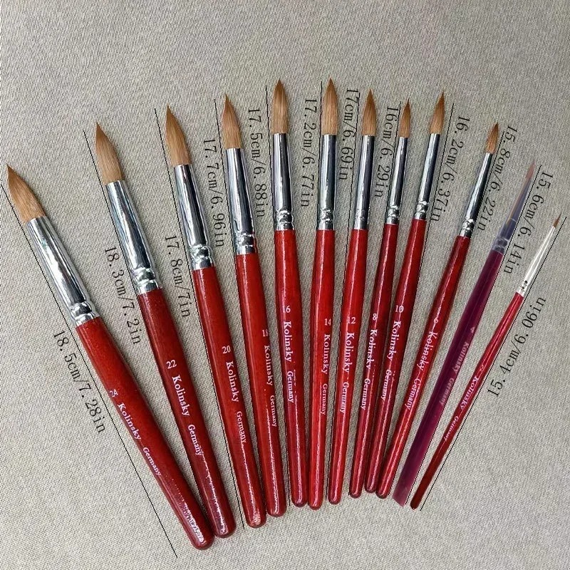 Kolinsky Acrylpinsel mit Holzg – Furniture Hardware Nails Bewertung und Preis