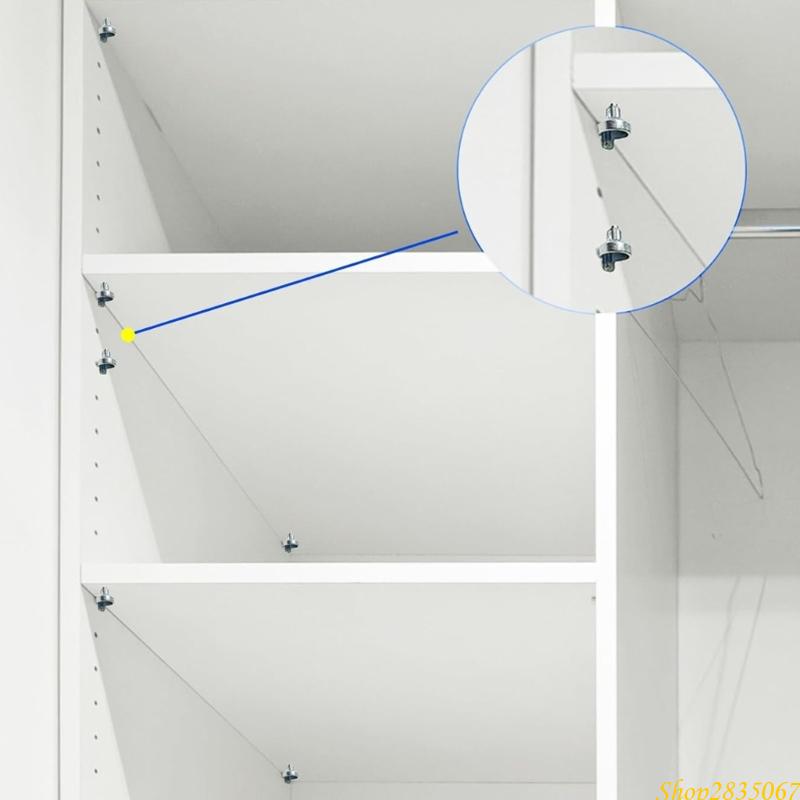 100 Stück Schrankklammern aus  – Shelf Peg Support Bewertung und Preis