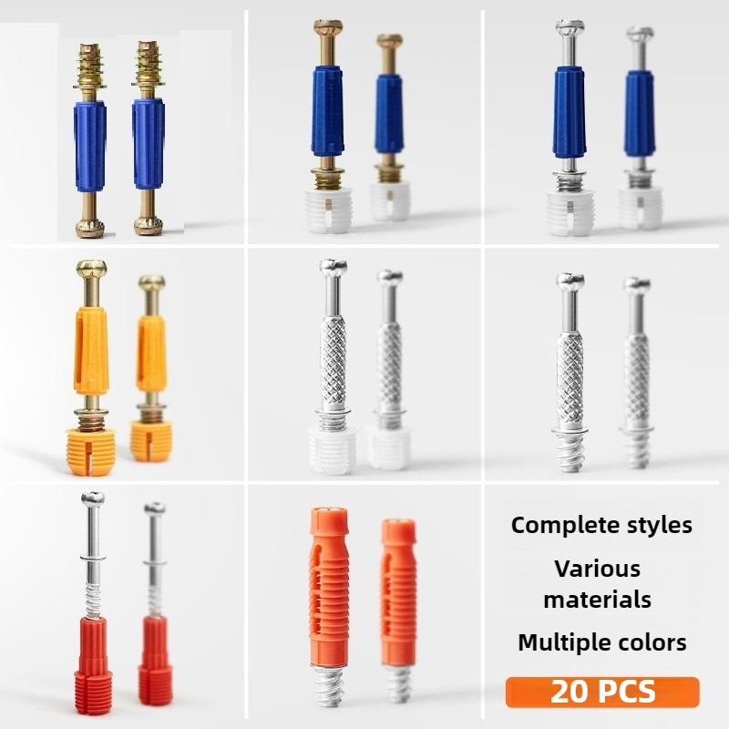 20 Stück Drei-in-Eins-Schraube – Furniture Hardware Fasteners Bewertung und Preis