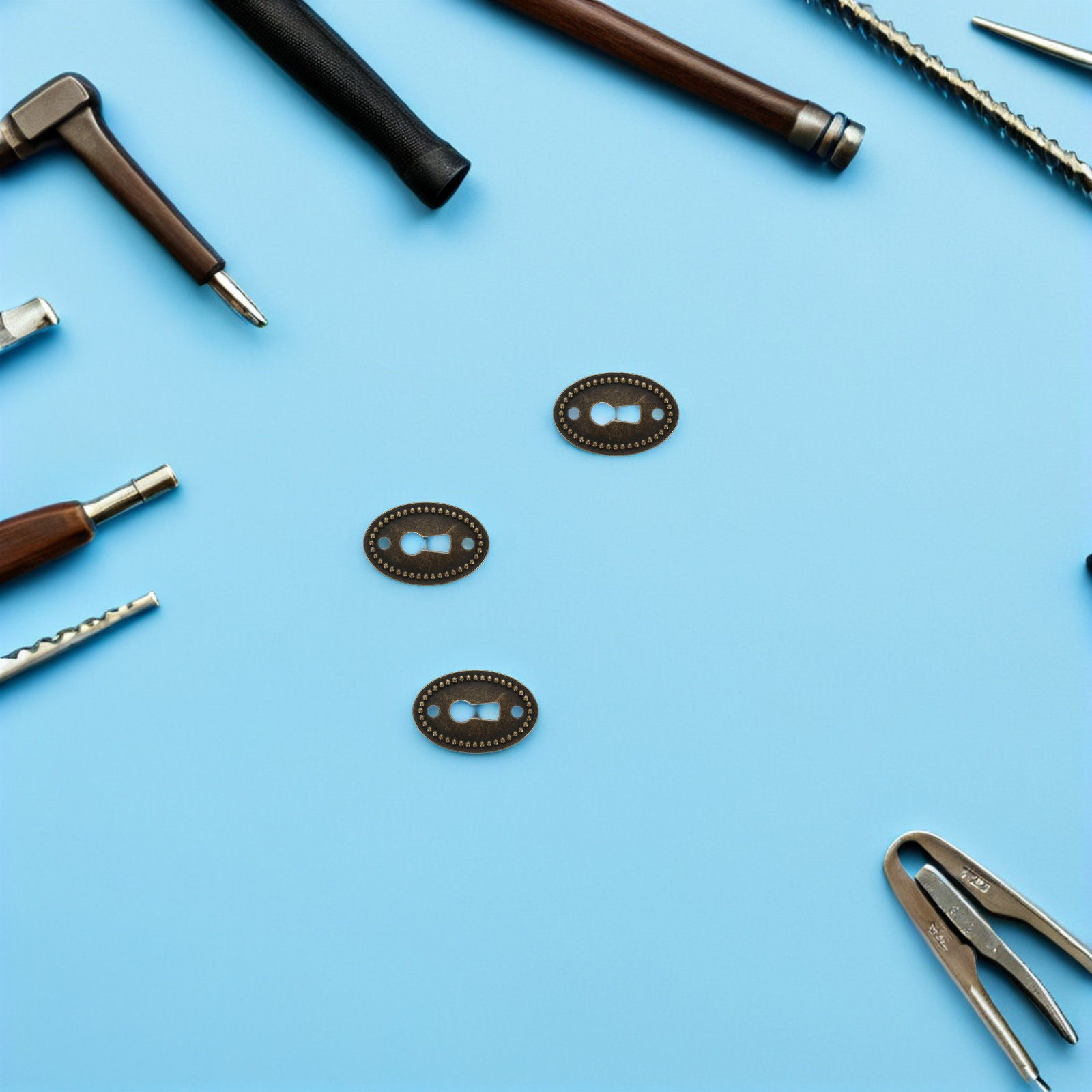 16 Stück Vintage Zinklegierung – Furniture Hardware Decorative Bewertung und Preis