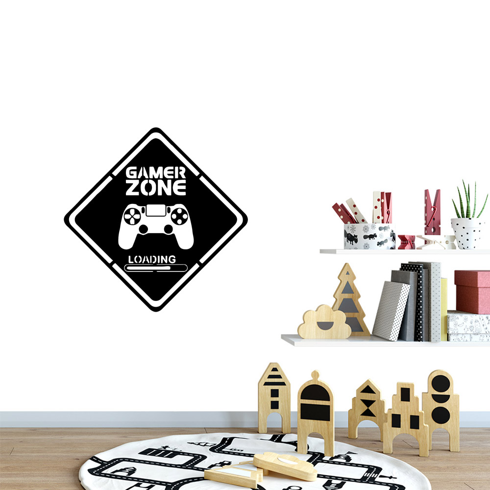 1pc Gamer Wand Kunst Aufkleber – Furniture Hardware Parts Bewertung und Preis